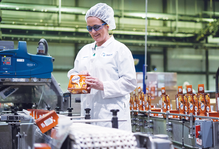 Danone worker