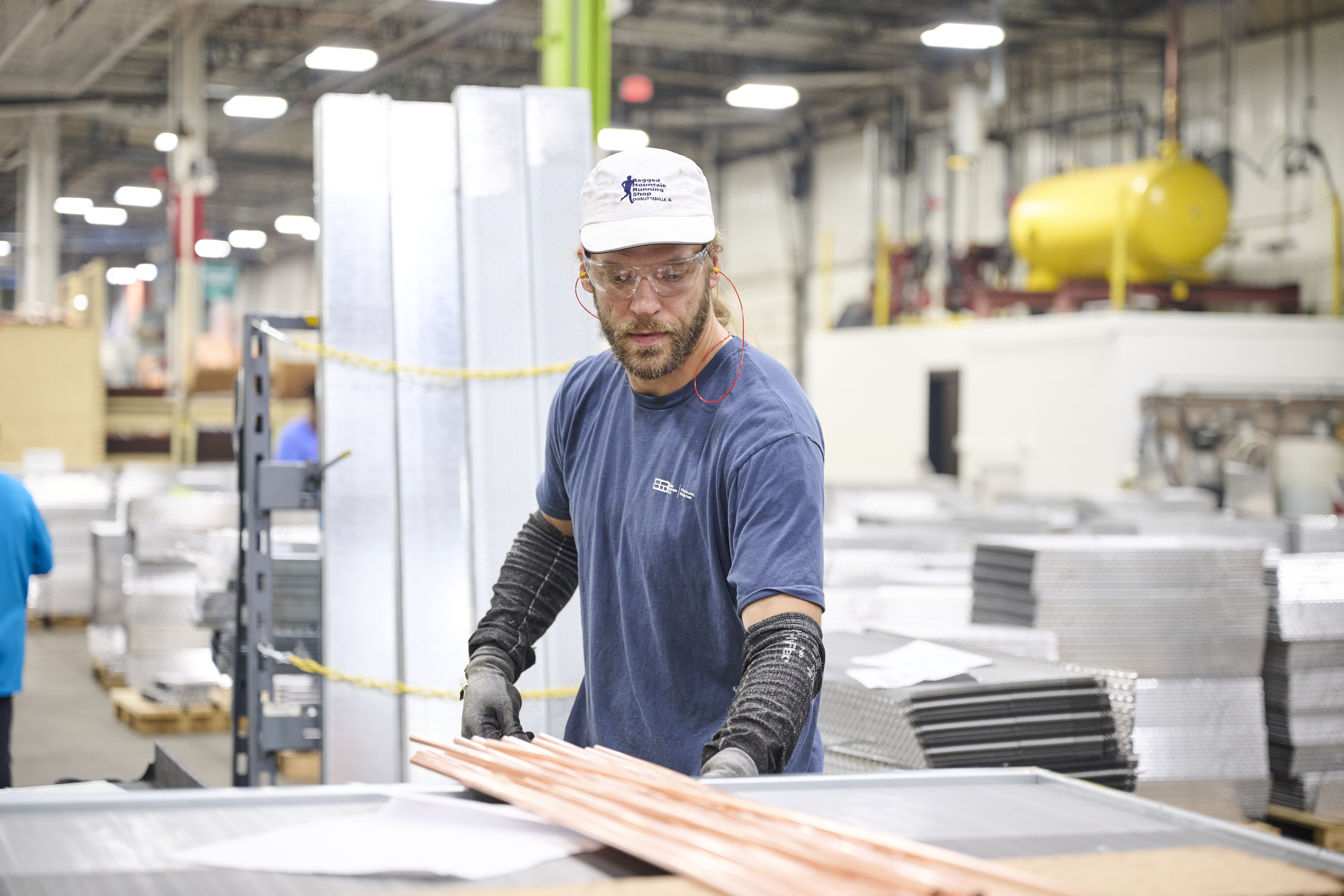 photo of a man working