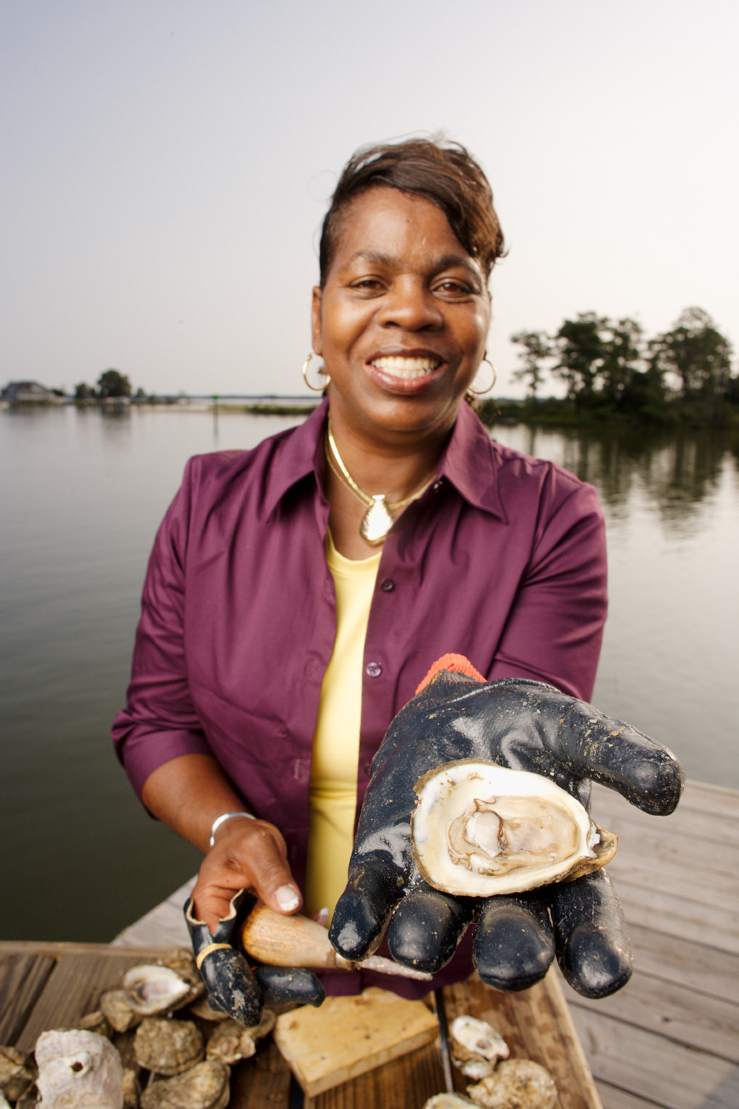 Oyster shucker