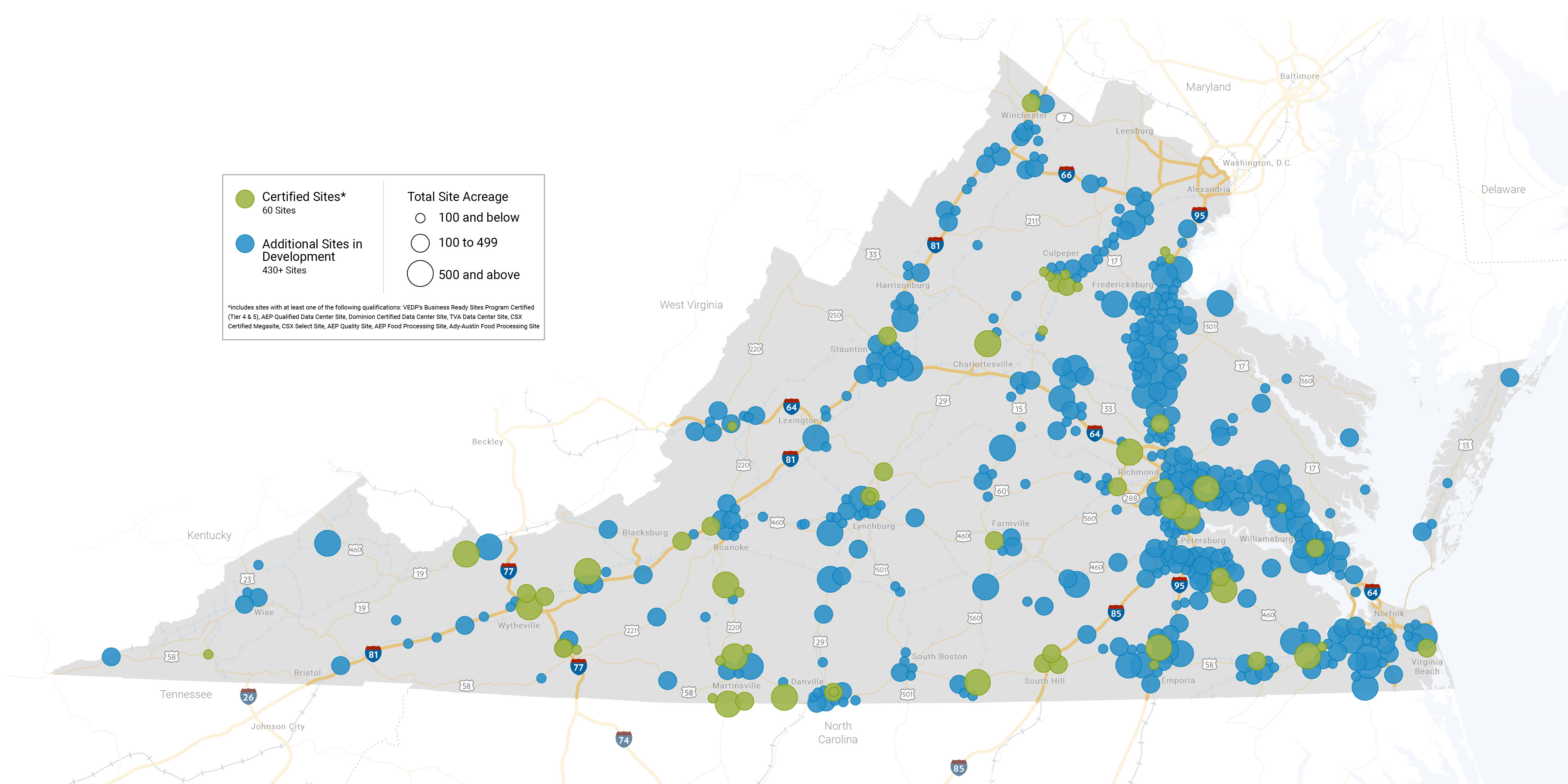 Virginia’s Certified and Characterized Sites VER 2019