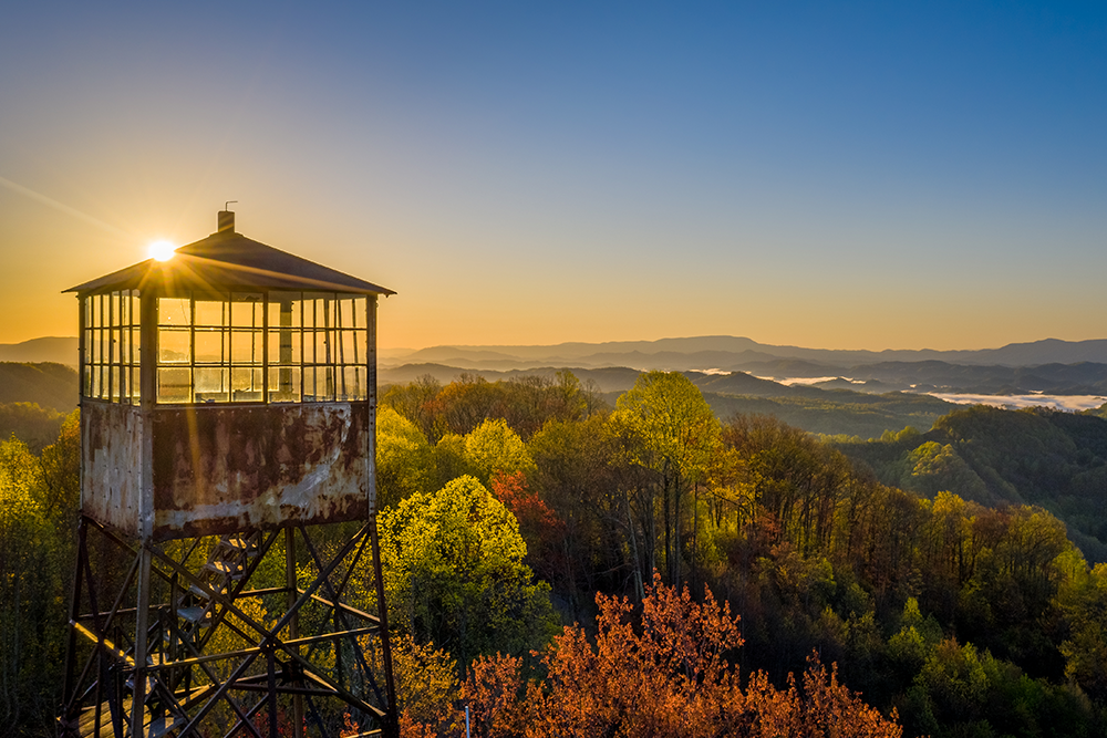 Hazel Mountain Fire Tower, Dickenson County