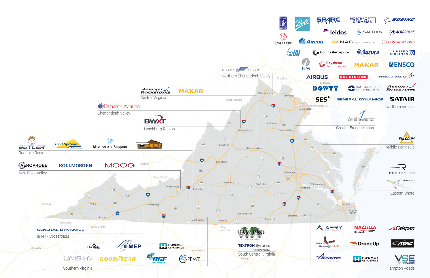 Aero Logo Map