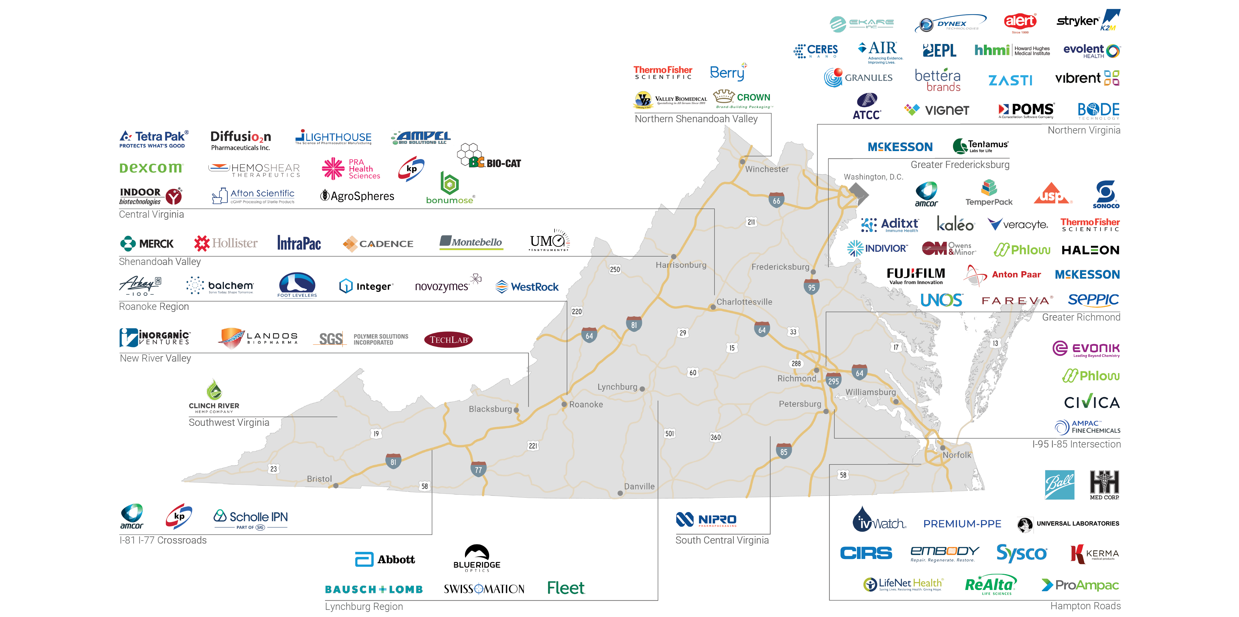 Life Sciences_Logo Map_2023 wide