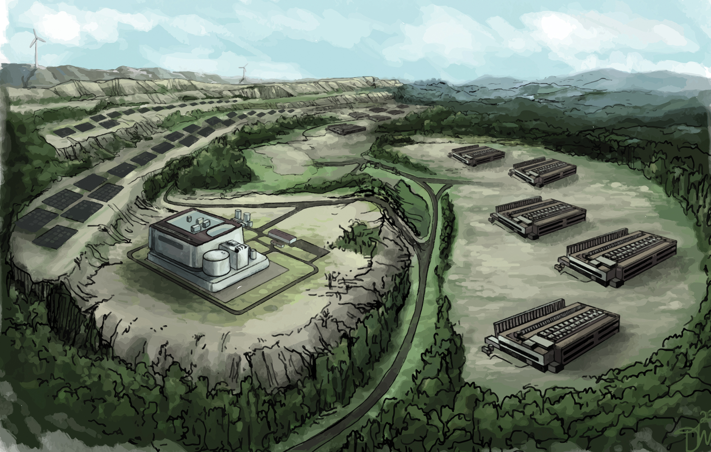 The Energy DELTA Lab Rendering, Wise County