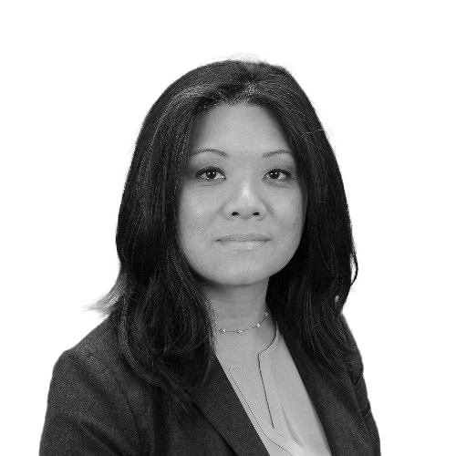 Black and white headshot of Candice Ling