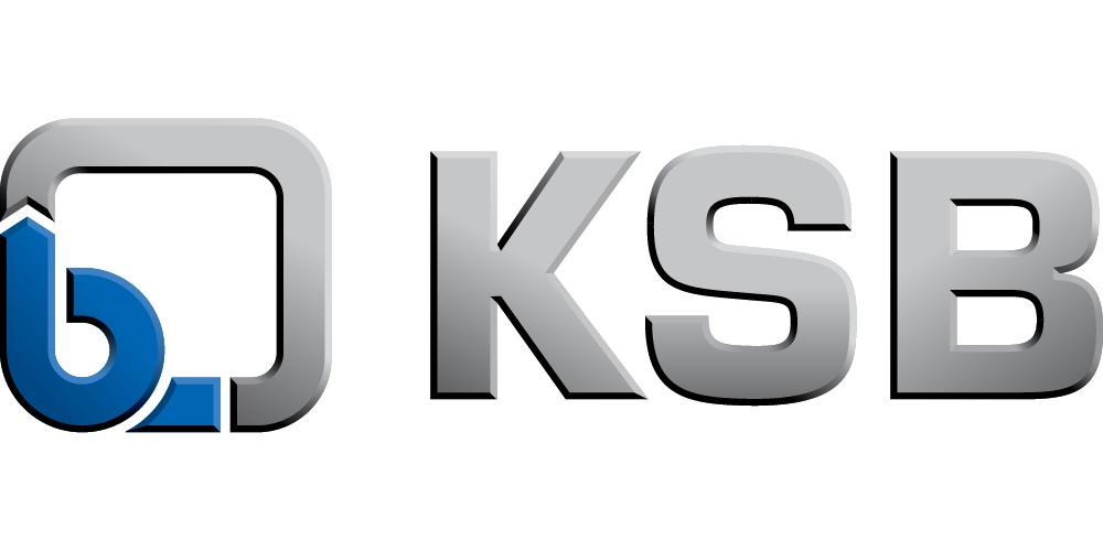 Blue and Grey KSB North America logo