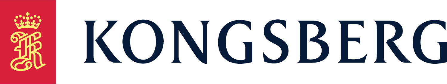 Black and Red Kongsberg logo