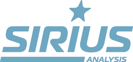Light Blue Sirius Analysis logo