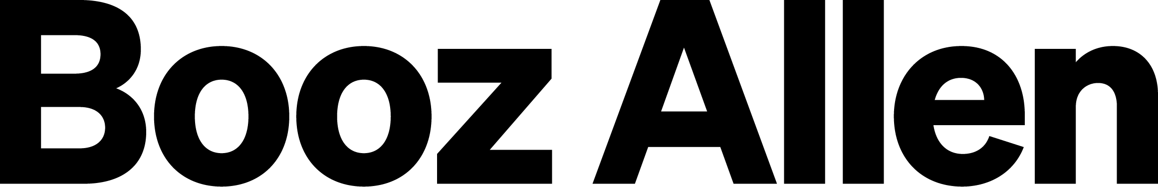 Black booz Allen logo 