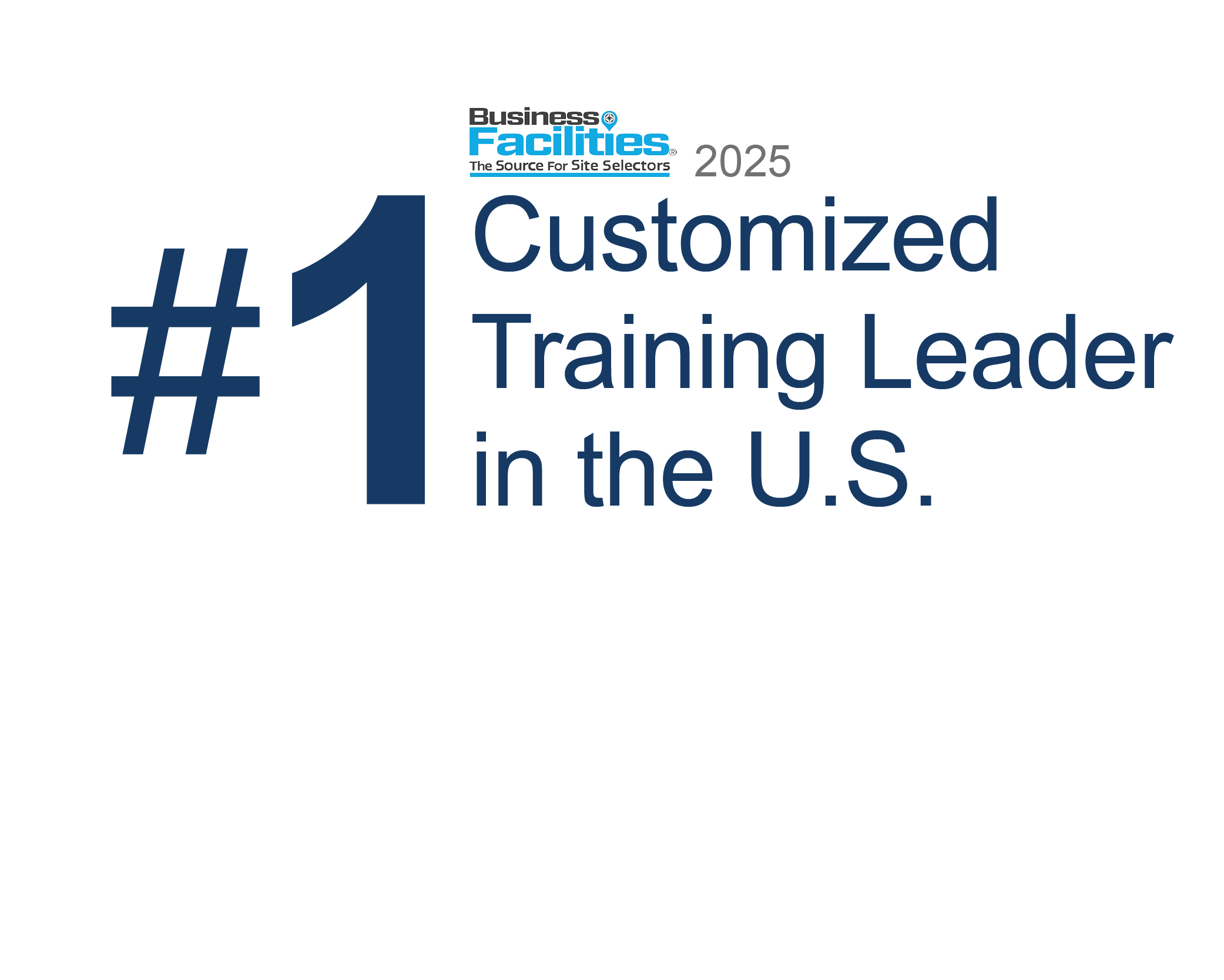 Business Facilities ranking #1 Customized Training 2025