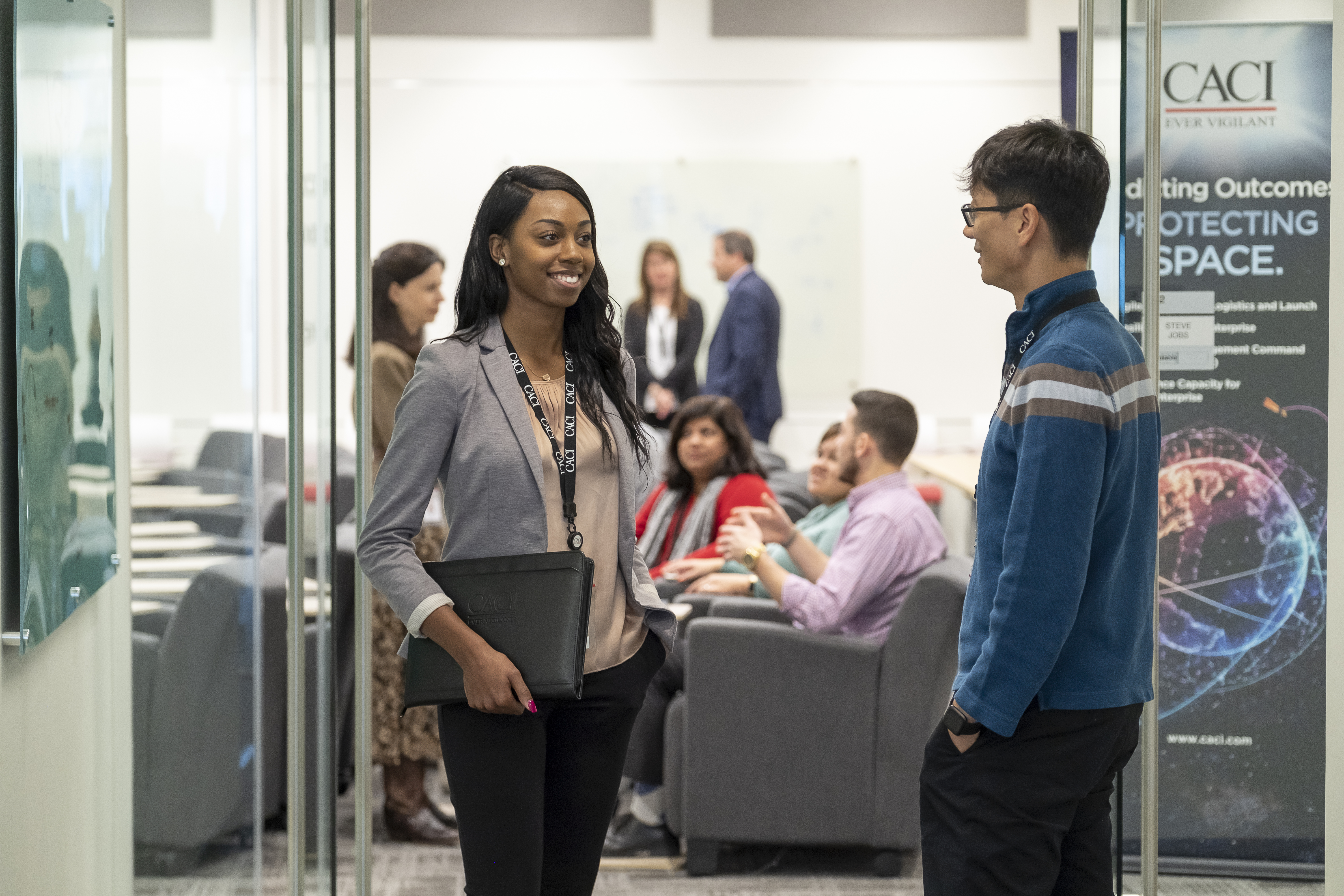 Employees at CACI International