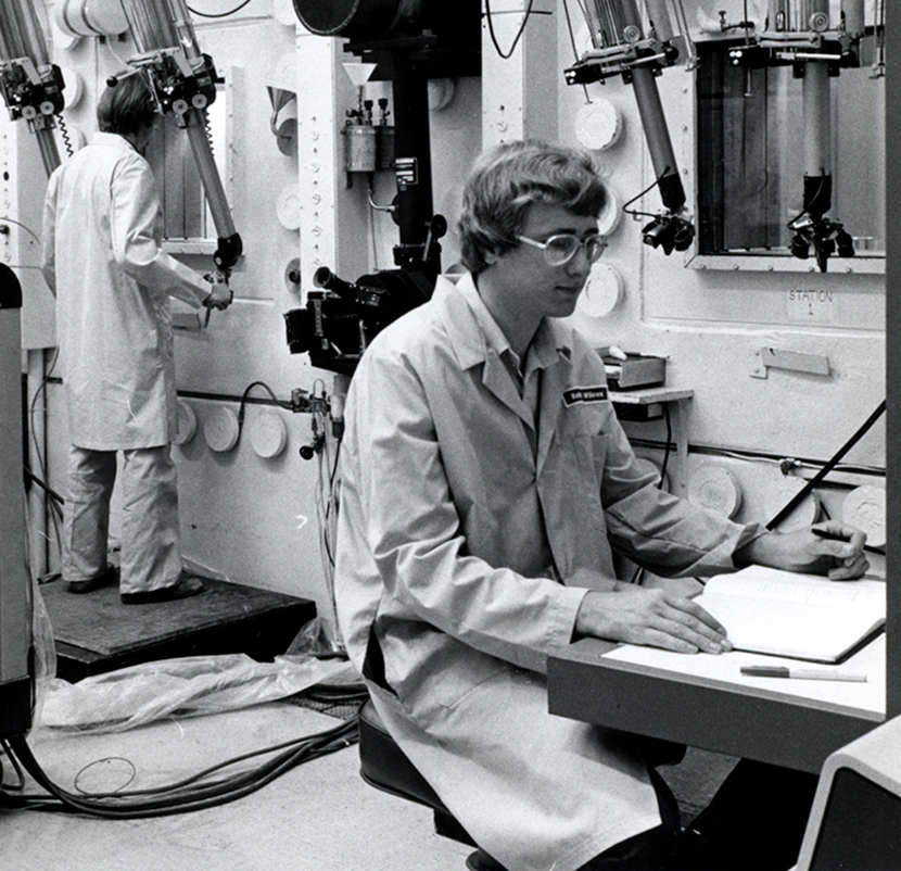 Old Photo of BWX Technologies lab