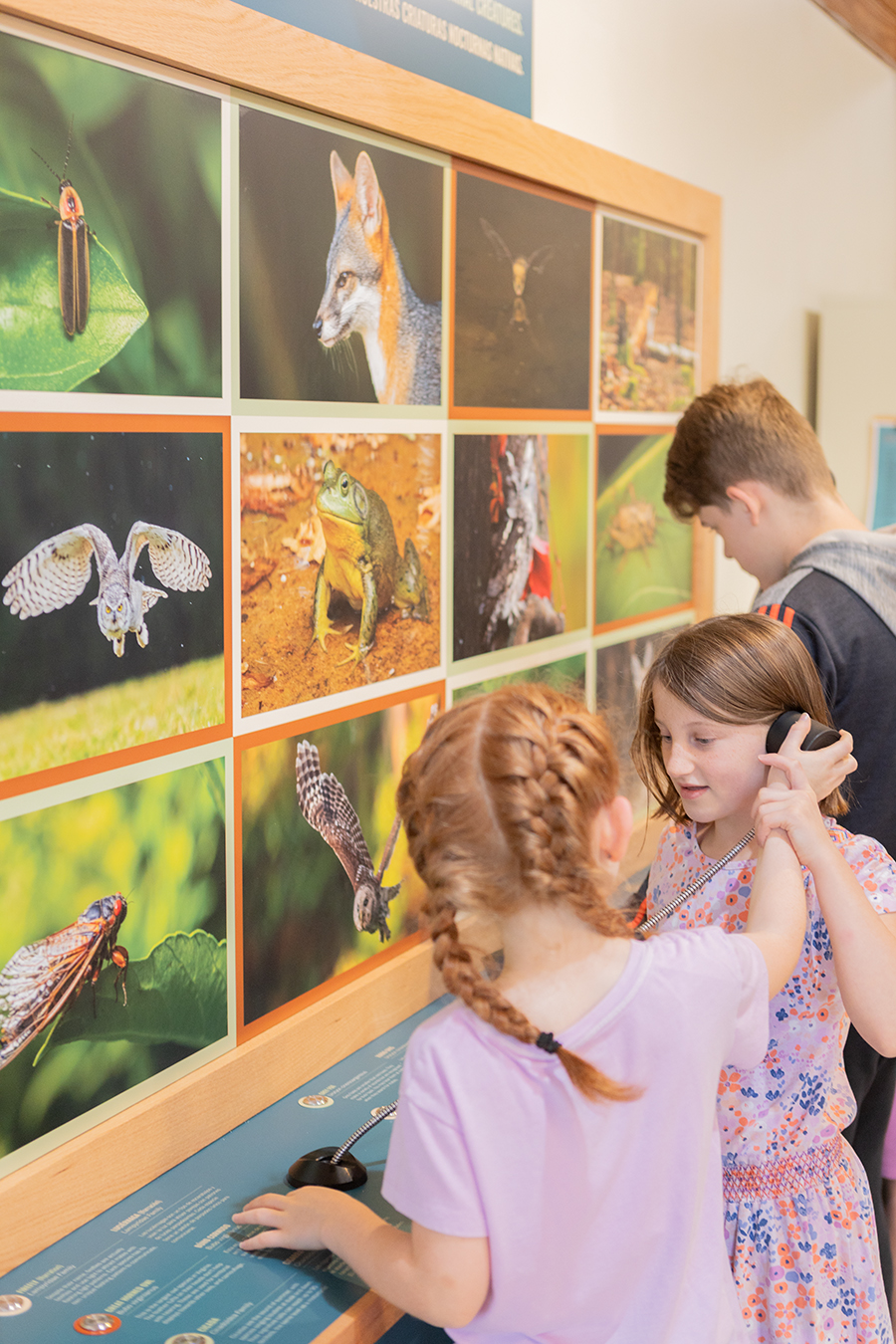 Kids at Three Lakes Nature Center