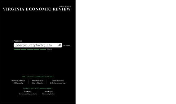 Virginia Economic Review cover Q3 2021