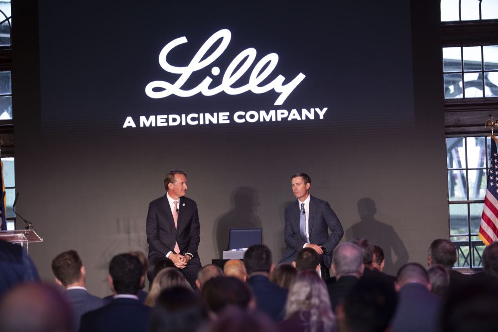 Photo of the Eli Lilly Announcement