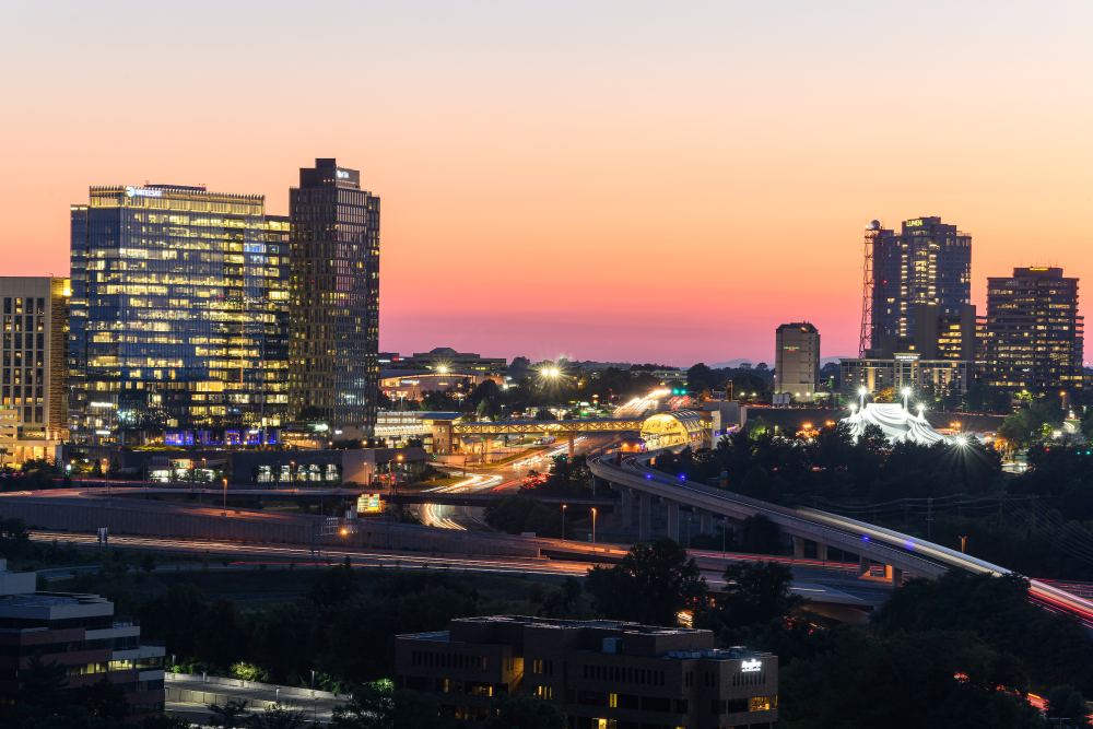 Skyline of Tysons Virginia 
