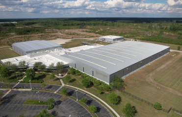 Aerial shot of Jabil building