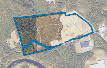 Aerial shot of Alleghany Regional Pad Site