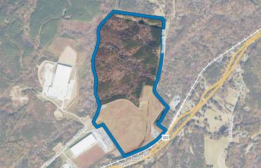 aerial photo of Commonwealth Crossing Tract 2 
