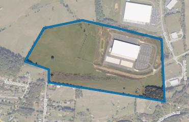 aerial shot of falling branch corporate park phase 2