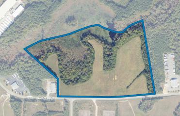 aerial of Hardware Drive County Owned Land