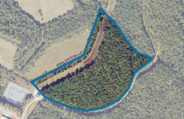 aerial shot of New London Business & Technology Center Lot 15