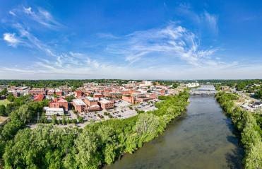 Danville’s revitalization efforts to convert its massive tobacco warehouses into housing and retail earned the city the Great American Main Street Award in 2022.