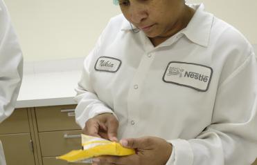 Nestlé female worker