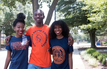 Virginia State University students