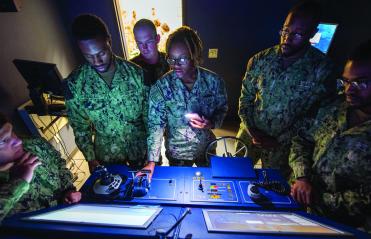 A group of navy sailors 