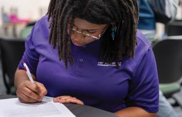 Photo of a Virginia Peninsula Community College student 