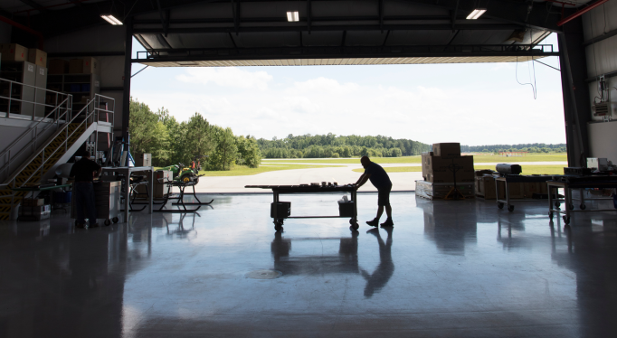 Photo of a man in a workshop