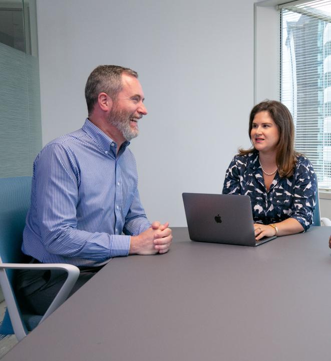 VEDP Staff at a table