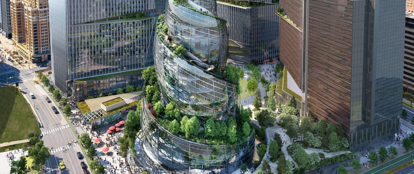 Amazon HQ2 rendering