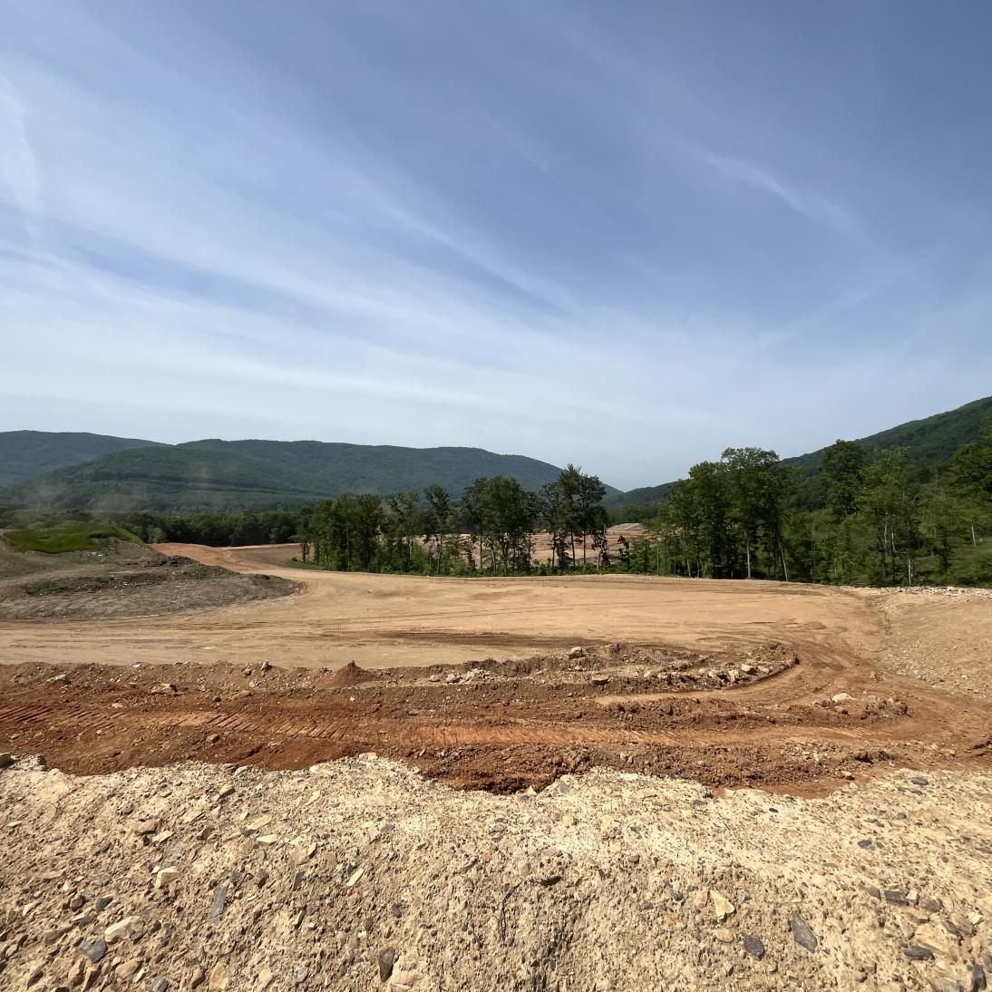 Aerial shot of Alleghany Commerce Park