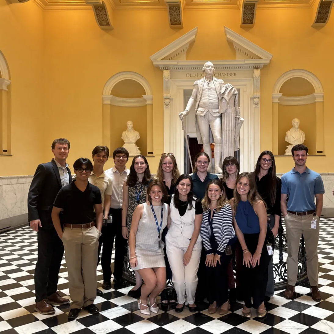 Group photo of VEDP interns