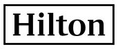 Black Hilton logo