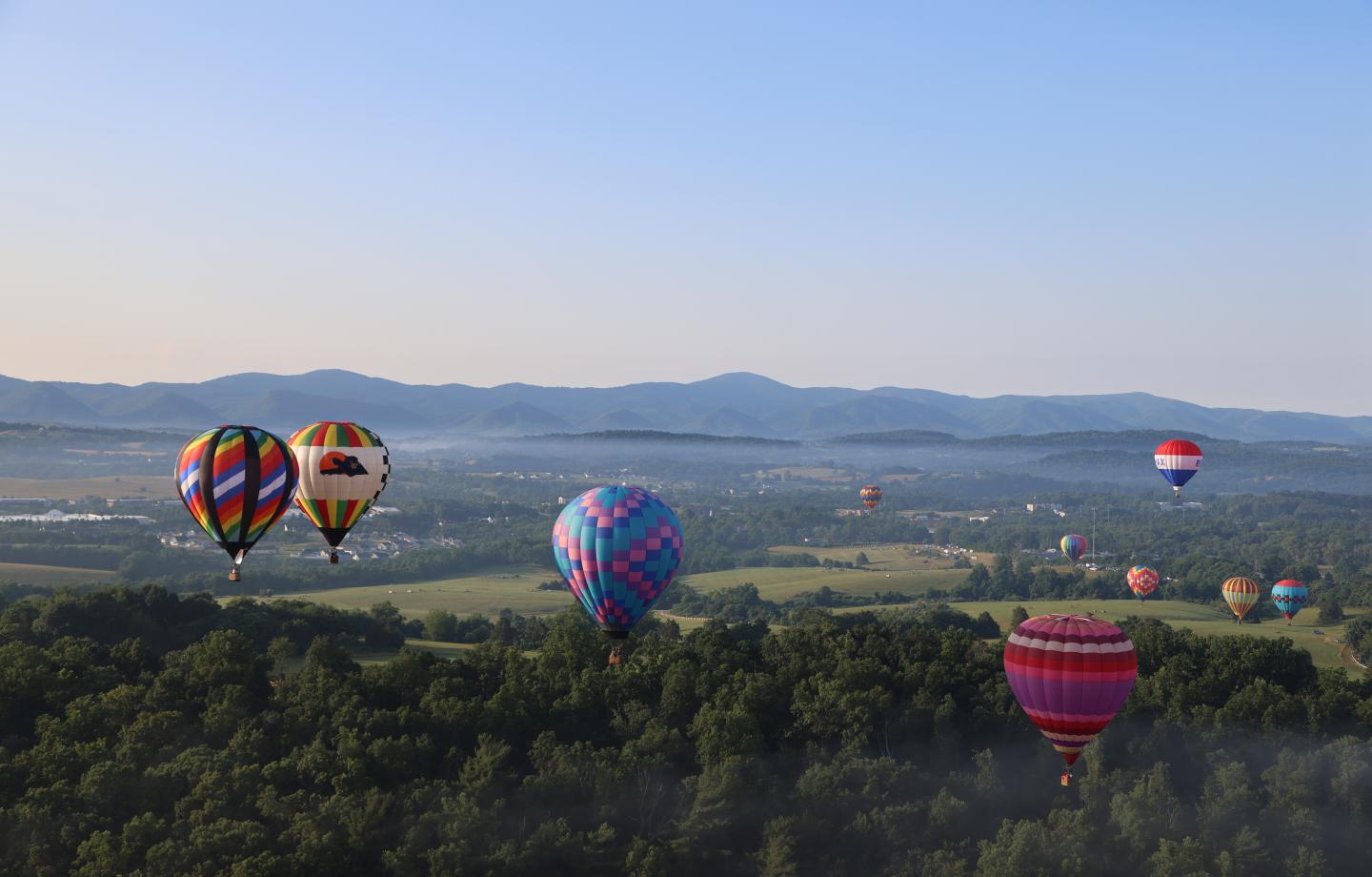 Photo of hot air balloons