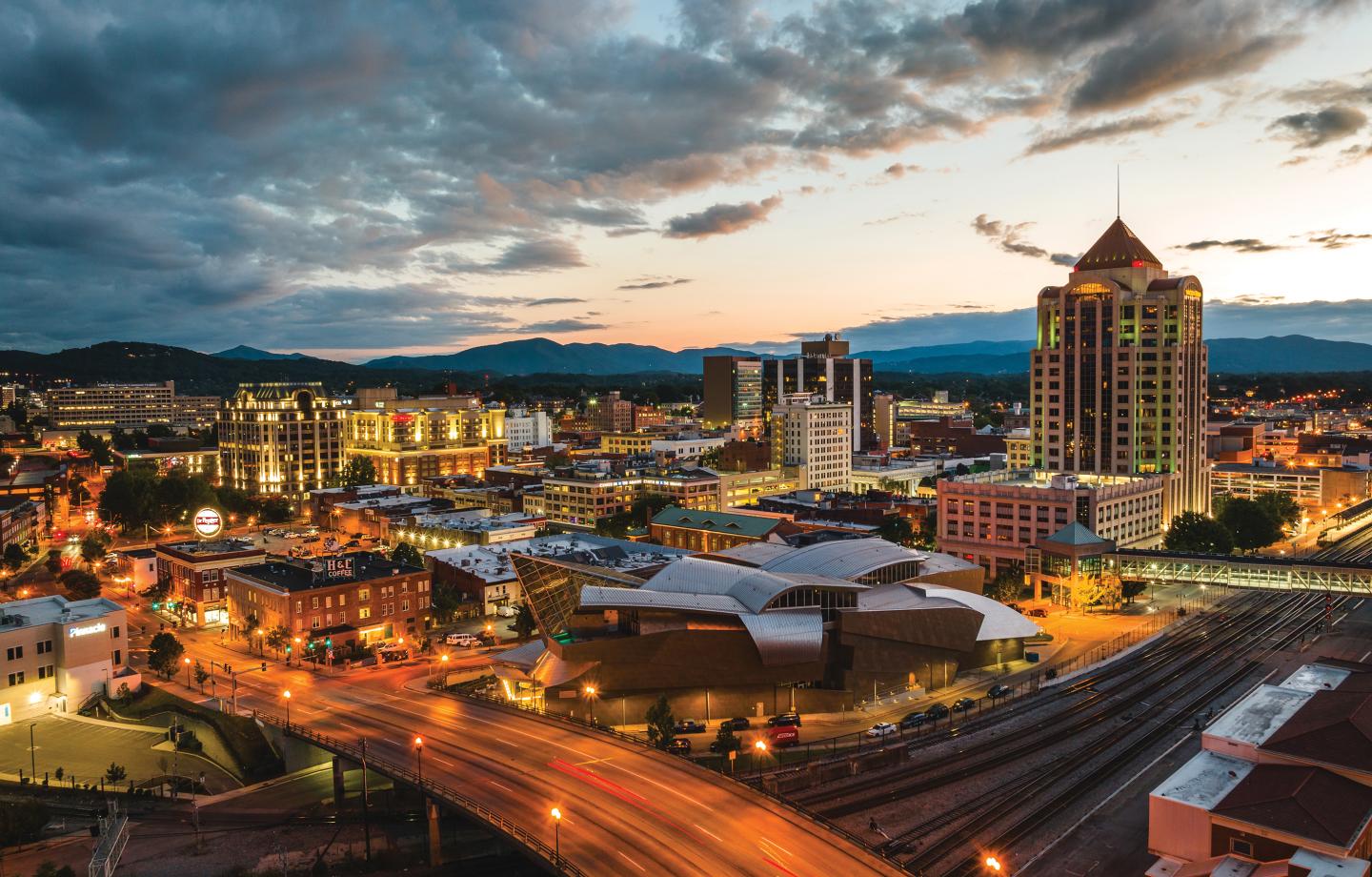 Downtown Roanoke, Virginia