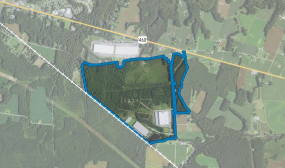 Shirley T. Holland Intermodal Park – Phase II Map