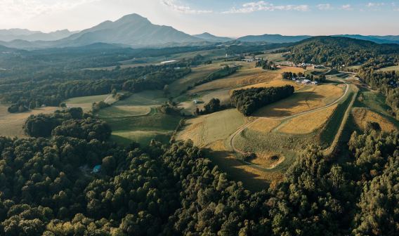 Aerial shot of Summit View Business Park