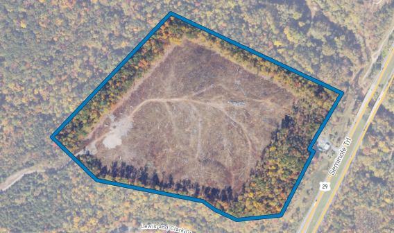 aerial of north fork lot 8