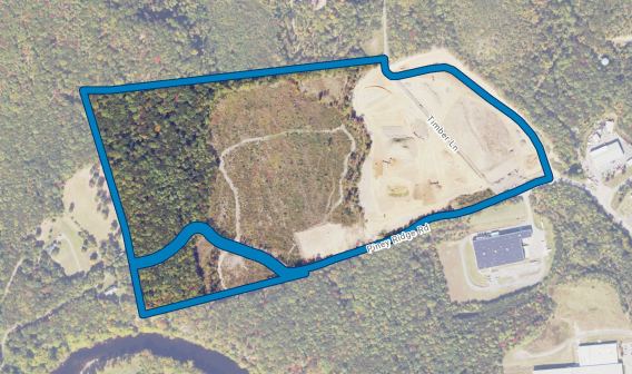Aerial shot of Alleghany Regional Pad Site