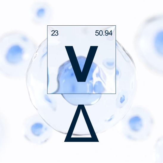 Blue bubbles with VA overlay