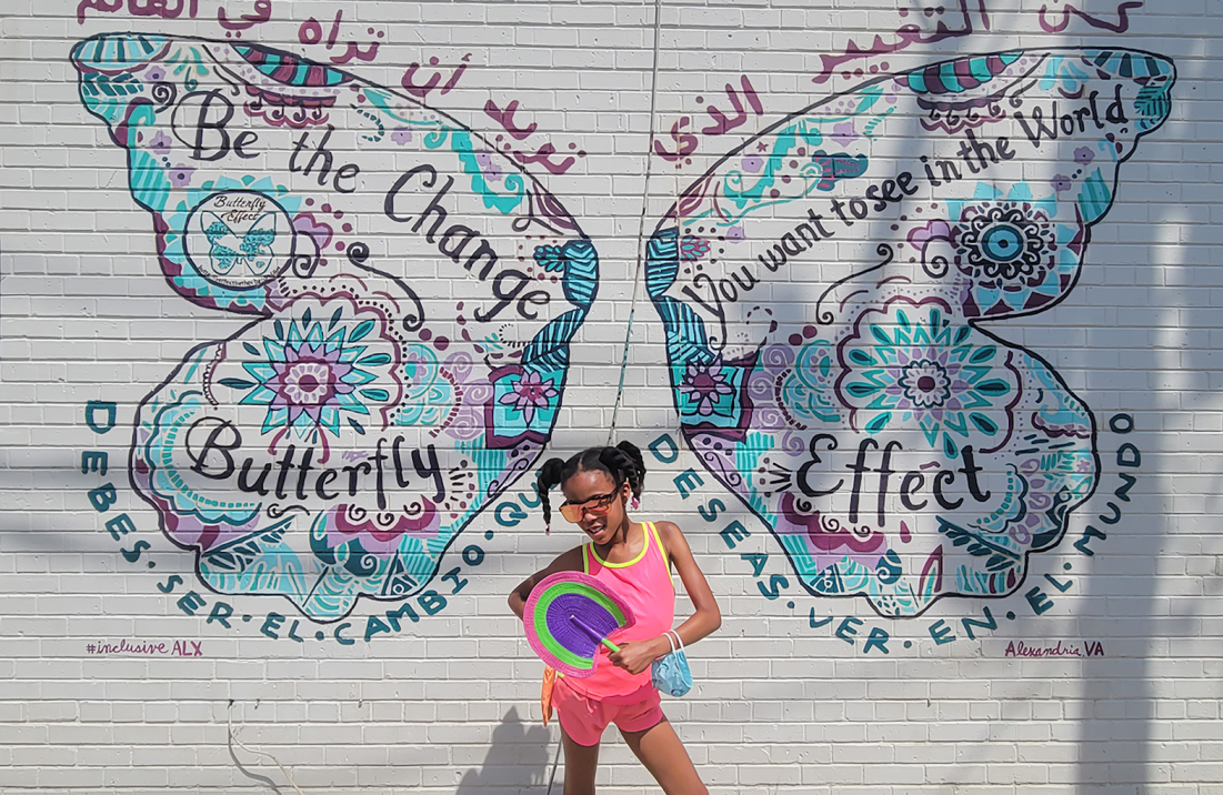 The Butterfly Effect mural 