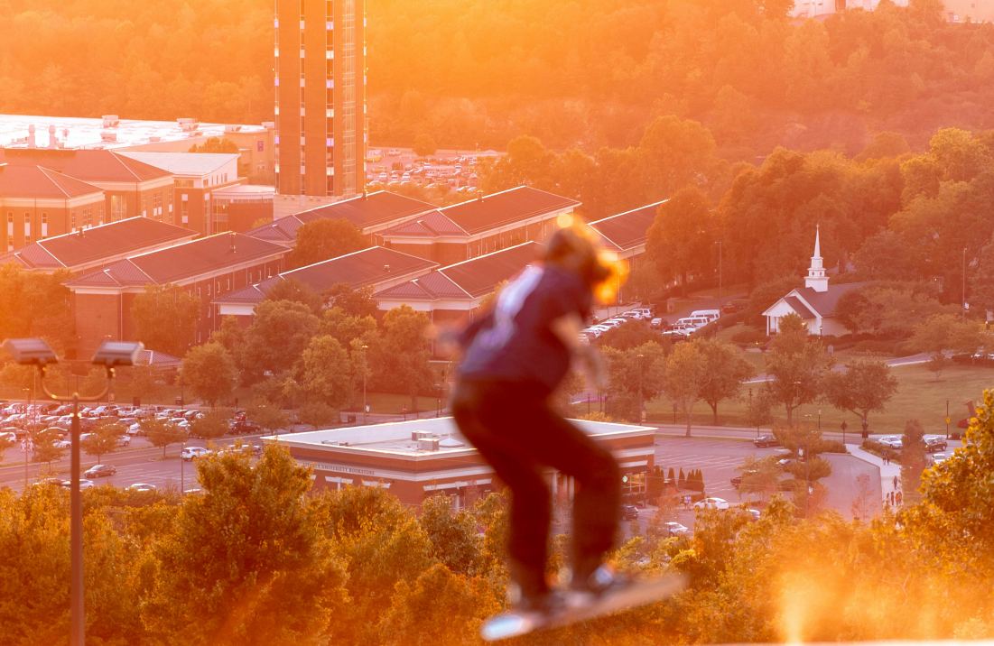 Liberty Mountain Snowflex Centre at Sunset