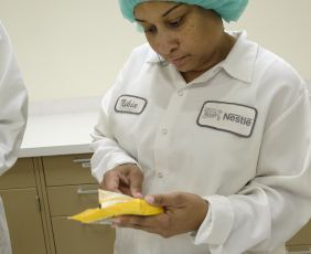 Nestlé female worker