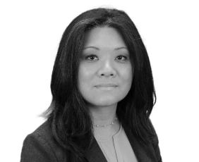 Black and white headshot of Candice Ling