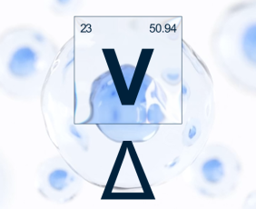 Blue bubbles with VA overlay