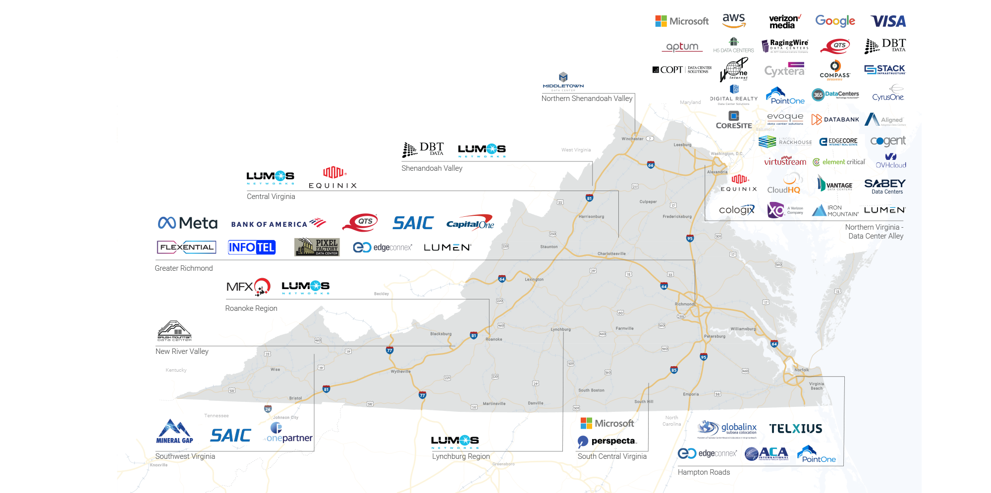 Data Center Map